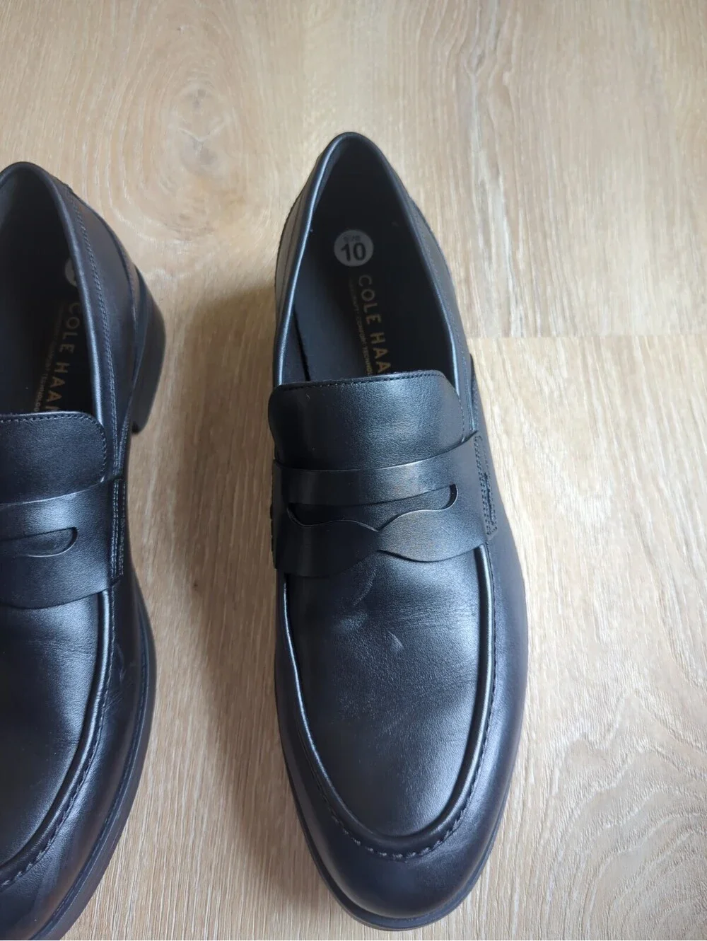 Cole Haan Newark Grand Penny Loafer Men's Slip On Black Size 10